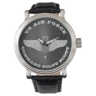 Montre Commandement des ailes du pilote Cadeau personnali