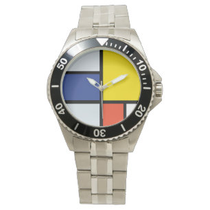 Montre Composition A de Piet Mondrian - Art Moderne Abstr