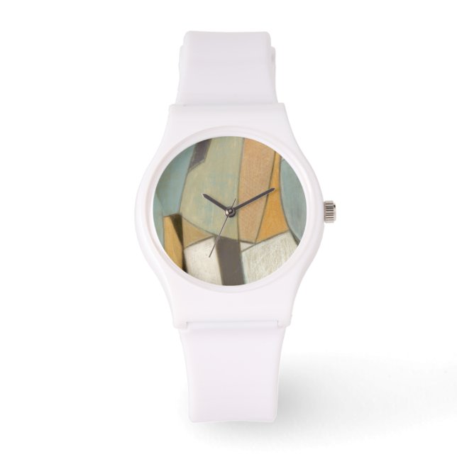 Montre Composition Abstraite avec des couleurs bouchées (Recto)