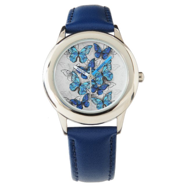 Montre Composition des White and Blue Butterflies (devant)
