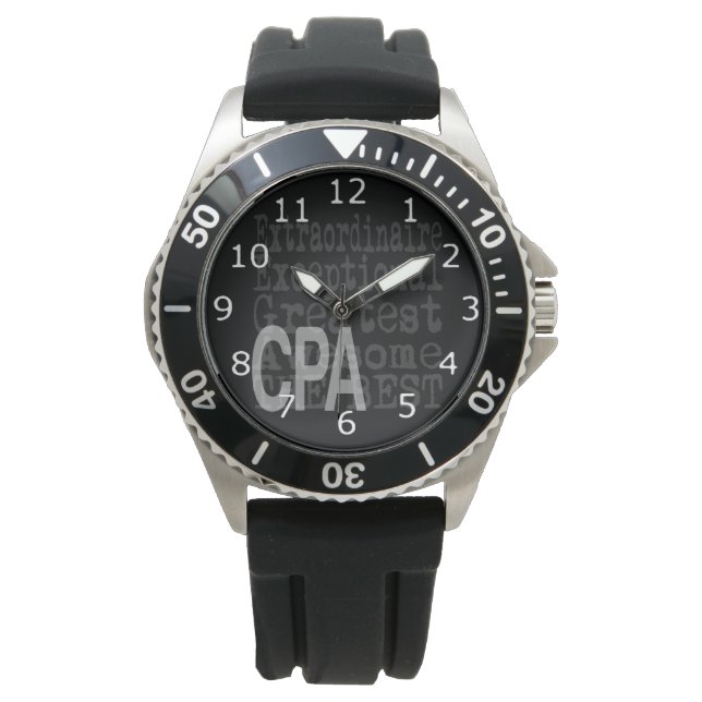 Montre Comptable Public Certifié CPA Extraordinaire (devant)