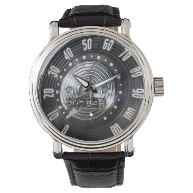 Montre Compteur de vitesse de voiture classique 1954 (devant)