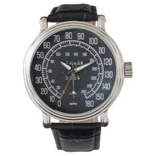 Montre Compteur de vitesse de voiture de sport classique 