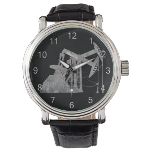 Montre Conception affligée de gisement de pétrole en