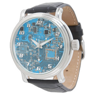 Montre Conception de carte de circuit imprimé PCB bleu po