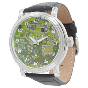 Montre Conception de carte de circuit imprimé PCB vert cl