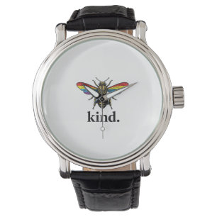 Montre Conception de chemise à aile arc-en-ciel vintage K