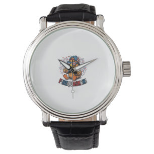Montre Conception de chemise vintage canard patriotique F
