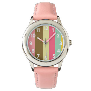 Montre Conception de la palette de couleurs à bande estiv