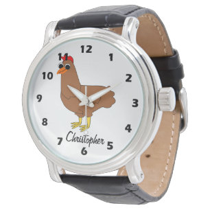 Montre Conception de poulet personnalisée