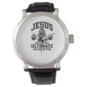 Montre Conception de t-shirt de gym vintage Jésus Ultimat