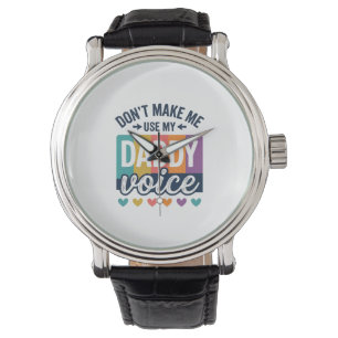 Montre Conception de t-shirt vintage de fierté de voix de