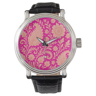 Montre conception d'impression de paisley india