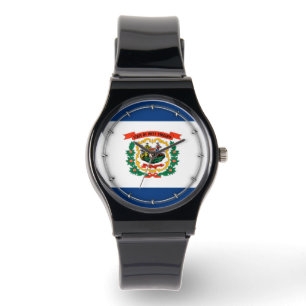Montre Conception du drapeau de l'État de Virginie-Occide