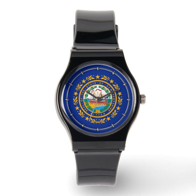 Montre Conception du drapeau d'état du New Hampshire (Recto)
