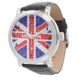 Montre Conception personnalisée du drapeau Union Jack