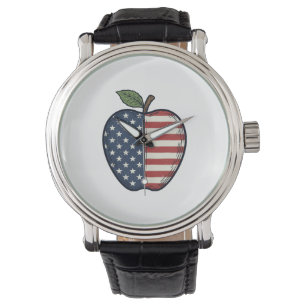 Montre Conception vectorielle de gravure vintage de pomme