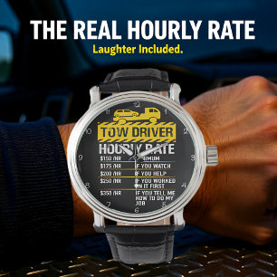 Montre Conducteur de dépanneuse : Mon tarif horaire en ja