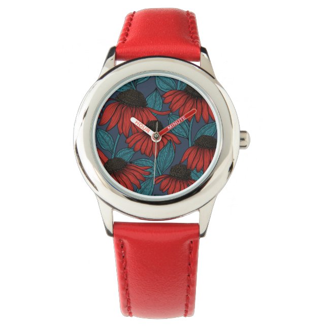 Montre Confleurs rouges (devant)