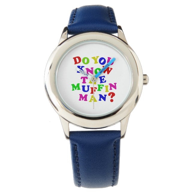 Montre Connais-tu le Muffin Man ? (devant)