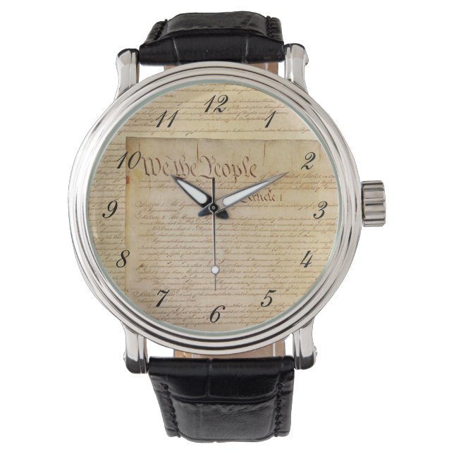 MONTRE CONSTITUTION AMÉRICAINE (devant)