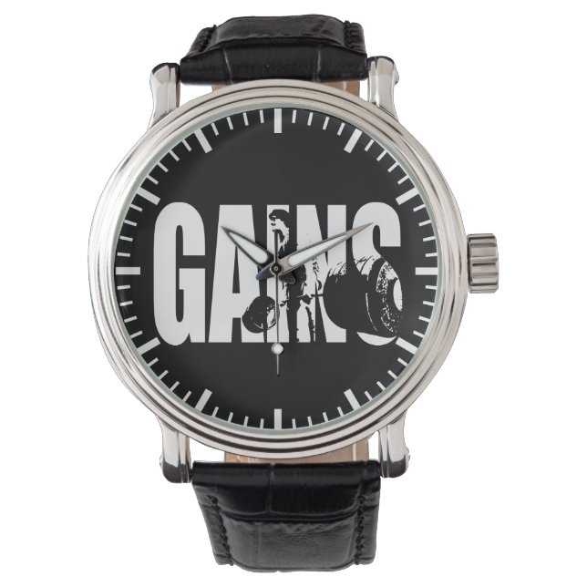 Montre "Construction corporelle" - GAINS (devant)