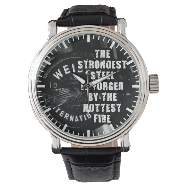 Montre "Construction du corps" Motivation de l'entraîneme (devant)