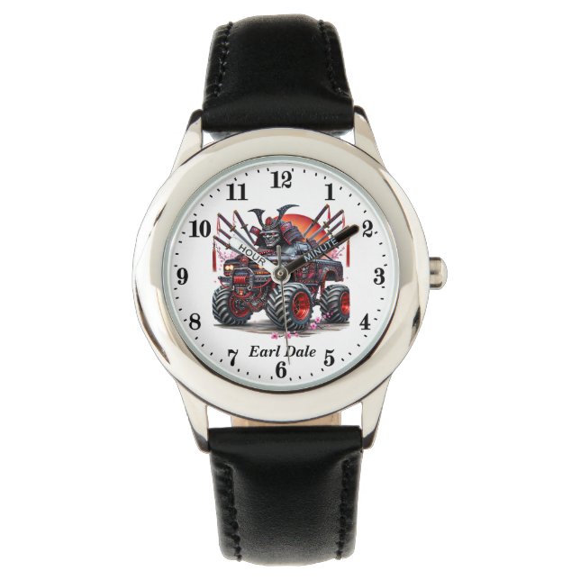 Montre Cool boys monster truck ajouter nom (devant)
