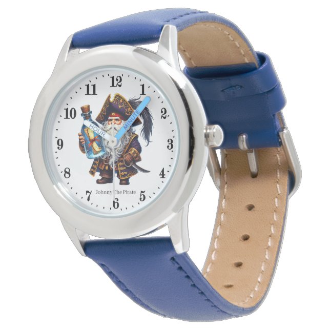 Montre Cool boys pirate ajouter nom (Incliné)