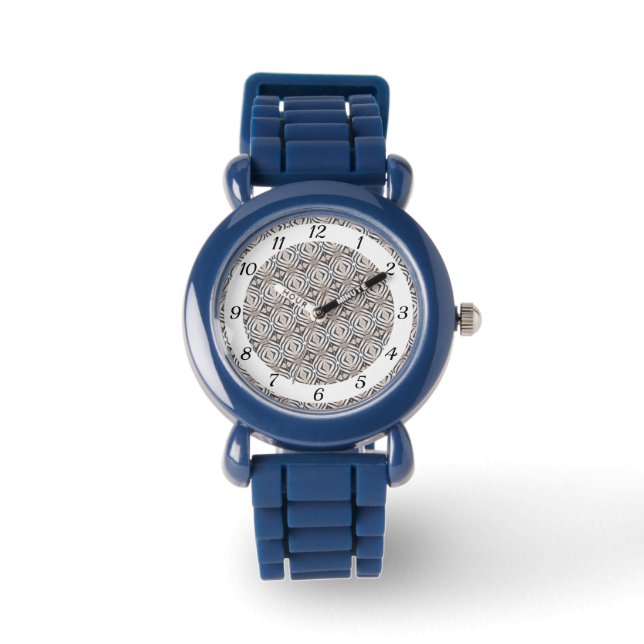Montre cool en noir et blanc (Recto)