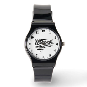 Montre Cool et amoureux du drapeau américain