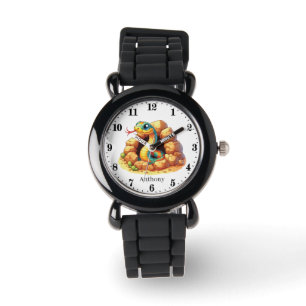 Montre Cool garçons amateurs de serpent ajouter le nom