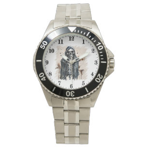 Montre Cool homme amoureux du squelette