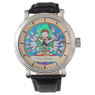 Montre Cool oriental tibetan thangka Godtattoo art