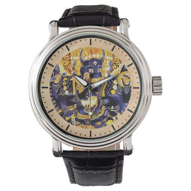 Montre Cool oriental tibetan thangka Godtattoo art (devant)