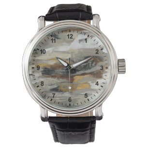 Montre Copie grise abstraite Silvia Vassileva de neutre