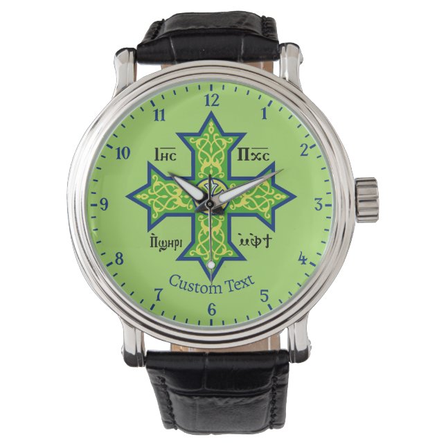 Montre Coptic Cross (devant)