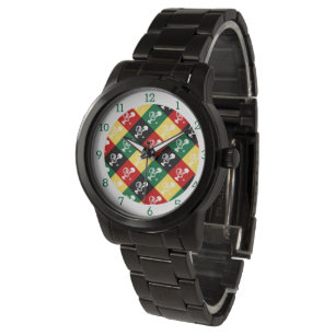 Montre Coq portugais de Barcelos coloré motif
