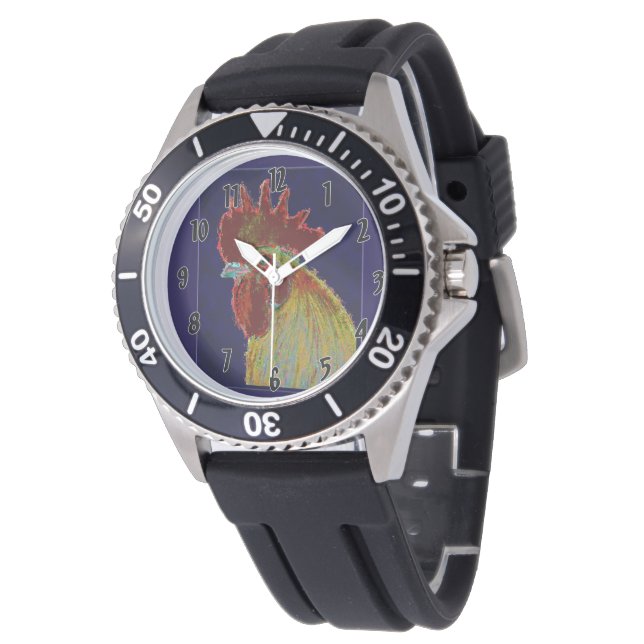 Montre Coq : tête libre (Incliné)