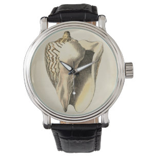 Montre Coque vintage Sepia Conch