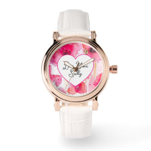 Montre Coquelicot Poppies Fleur Floral Aquarelle Femme