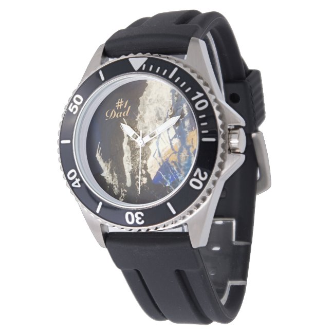 Montre Corail bleu Reef Watch (Incliné)