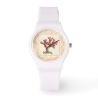 Corail rouge avec bordure conique