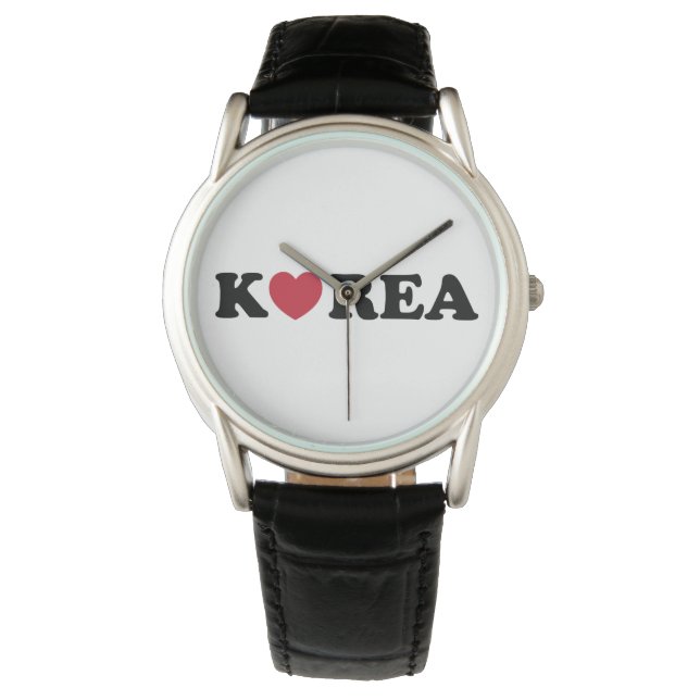 Montre Corée amour coeur (devant)