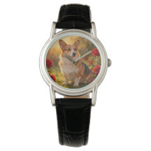 Corgi in the Roses III