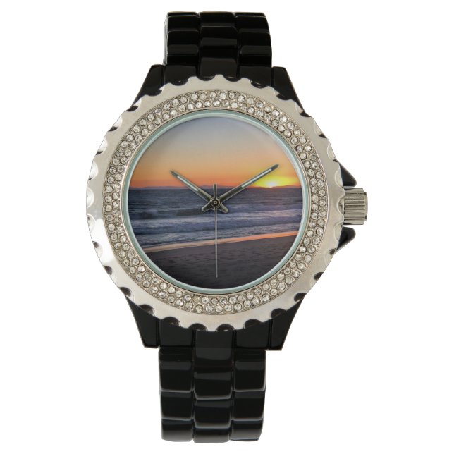 Montre Coucher de soleil à Newport Beach, Californie (devant)