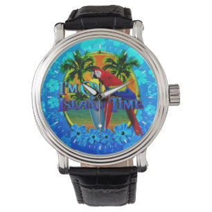 Montre Coucher du soleil de temps d'île