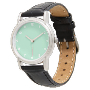 Montre Couleur solide verte marine
