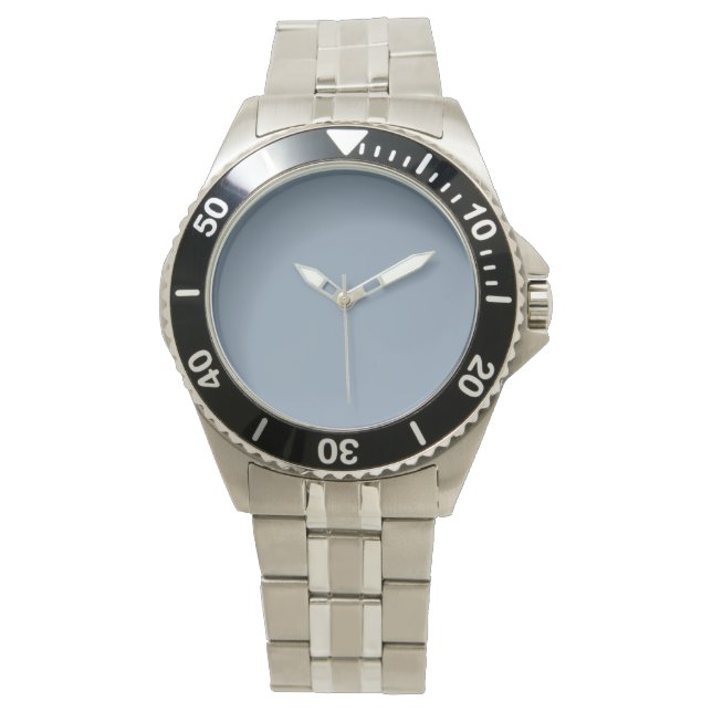 Montre Couleur uni bleu foncé (devant)