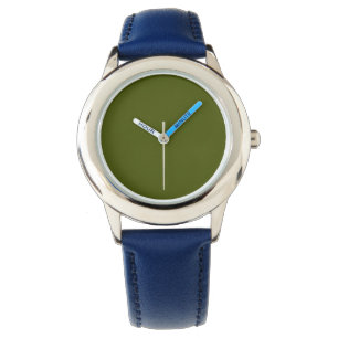 Montre couleur verte olive